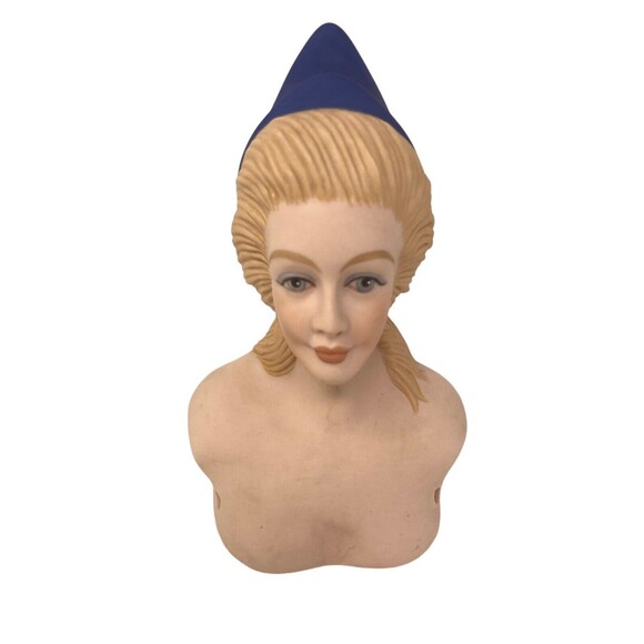 74 Bicentennial Miss Liberty Janet E Masteller Bisque/Ceramic 6" Doll Head Bust - Picture 1 of 7